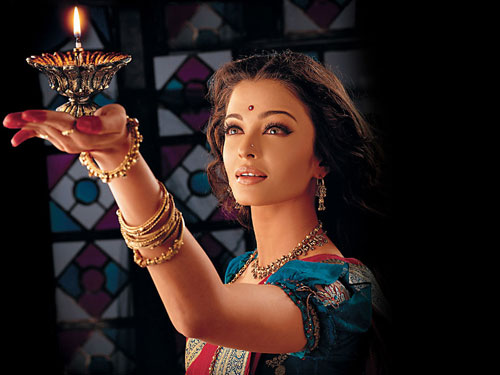 �ȷ羰�����˵�ӡ�ȵ�һ��Ů