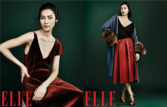 ��ģ�����ջ�ELLE��ɫ����