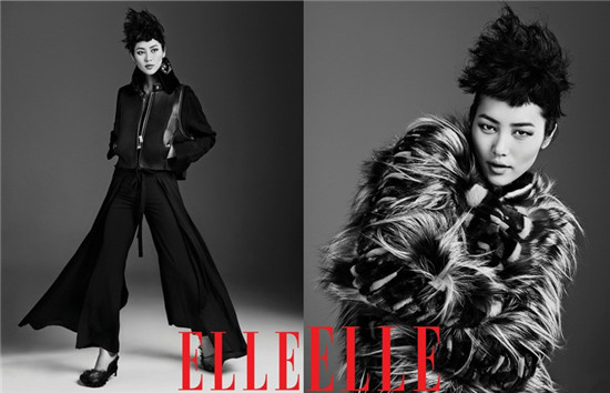 ��ģ�����ջ�ELLE��ɫ����