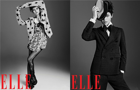 ��ģ�����ջ�ELLE��ɫ����