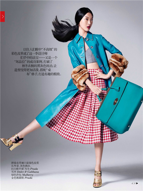 ��ģ���������й��桶Vogue��һϮ˧������������ͷ����һ˿���⡣