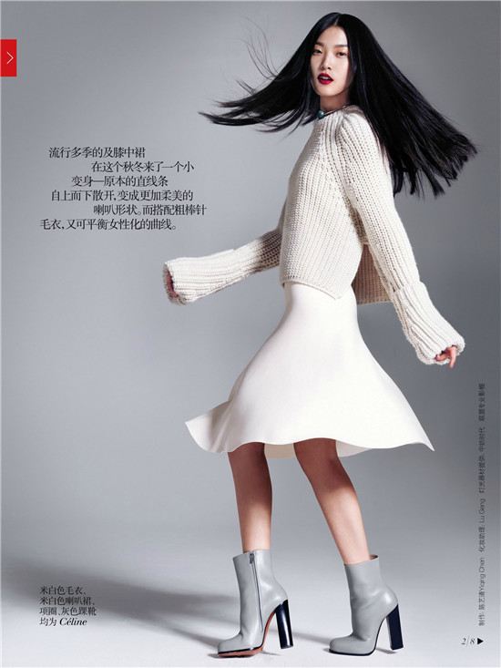 ��ģ���������й��桶Vogue��һϮ˧������������ͷ����һ˿���⡣