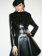 超模何穗黑白经典霸气女王