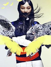 刘丽洁时装的斑驳色彩