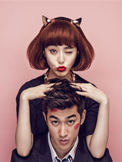 范冰冰李治廷俏皮大片